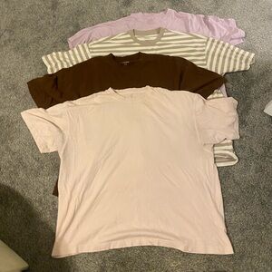 Set of Four Oversized Tshirts